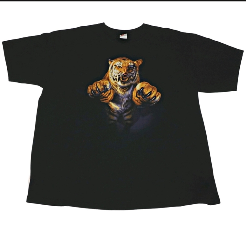 Vintage Human-i-tees double sided tiger shirt. 3XL